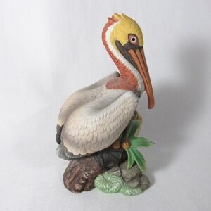 Brown Pelican Porcelain Bird Figurine John James Audubon Figure 1986